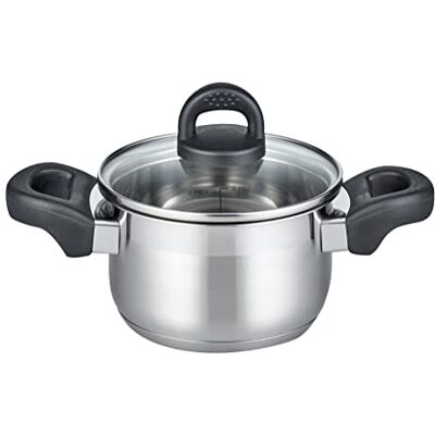 ELO - Turmalin - Ø14 cm x 8,5 cm - Anelli dosatori olio - Pentola da brasare ELO - Turmalin - Ø14 cm x 8,5 cm - Anelli dosatori olio - Pentola da brasare