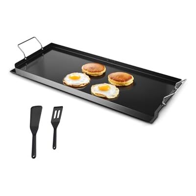 VEVOR Piastra in Acciaio Carbonio, Piastra Rettangolare Universale da 812x310 mm, Piastra a Gas, Pentole da Fornello Portatili per Famiglie con Manico, per Campeggio Festa Eventi da Esterno VEVOR Piastra in Acciaio Carbonio, Piastra Rettangolare Universale da 812x310 mm, Piastra a Gas, Pentole da Fornello Portatili per Famiglie con Manico, per Campeggio Festa Eventi da Esterno
