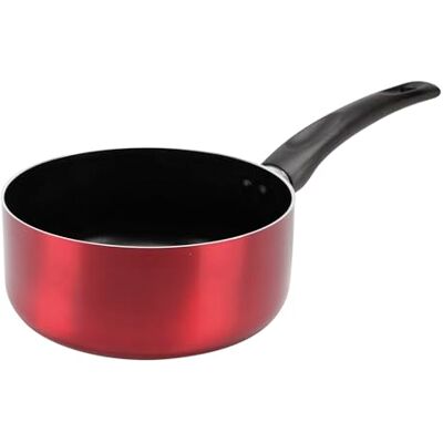 Sitram Casseruola in alluminio pressato CHERRY Ø 20 cm, rivestimento antiaderente, colore rosso metallizzato, tutti i piani cottura, induzione Sitram Casseruola in alluminio pressato CHERRY Ø 20 cm, rivestimento antiaderente, colore rosso metallizzato, tutti i piani cottura, induzione
