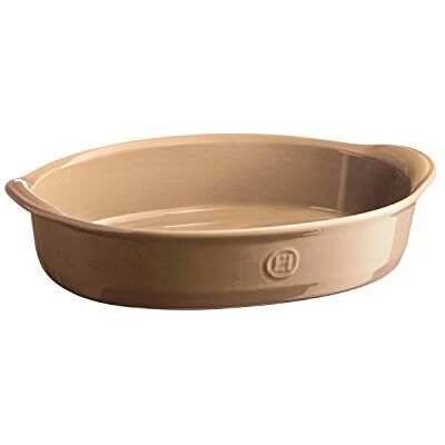 Emile Henry Eh029052 Piatto da Forno Ovale Medio, Ceramica, 35 X 22, 5 X 8 cm, Ceramica, Marrone, 35 X 22,5 X 8 Cm Emile Henry Eh029052 Piatto da Forno Ovale Medio, Ceramica, 35 X 22, 5 X 8 cm, Ceramica, Marrone, 35 X 22,5 X 8 Cm