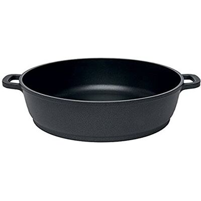 Excelsa Tegame Induzione 3 Strati, Alluminio, Nero Excelsa Tegame Induzione 3 Strati, Alluminio, Nero