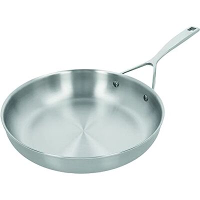 DEMEYERE Padella acciaio inox Essential 5, compatibile con tutti i fornelli e piastre induzione. Efficienza energetica, rapida conduzione di calore, garanzia 30 anni Ø 28 cm DEMEYERE Padella acciaio inox Essential 5, compatibile con tutti i fornelli e piastre induzione. Efficienza energetica, rapida conduzione di calore, garanzia 30 anni Ø 28 cm