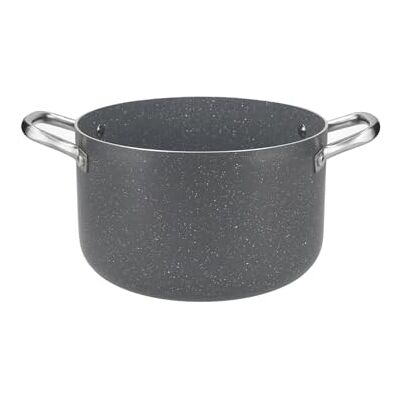 H&H Casseruola Heritage 24 cm – Alluminio con Rivestimento Antiaderente in Ceramica – 2 Manici – Adatta a Tutti i Piani Cottura, Incluso Induzione H&H Casseruola Heritage 24 cm – Alluminio con Rivestimento Antiaderente in Ceramica – 2 Manici – Adatta a Tutti i Piani Cottura, Incluso Induzione