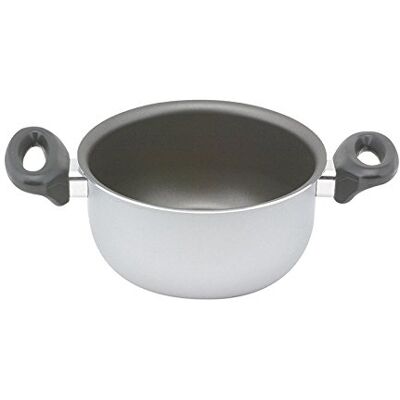 Excelsa Amica Casseruola 2 Manici in Alluminio Antiaderente, 20.0 cm, Multicolore Excelsa Amica Casseruola 2 Manici in Alluminio Antiaderente, 20.0 cm, Multicolore