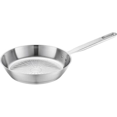Fiskars Padella All Steel, Ø 24 cm, Padella non Rivestita, Adatta a Tutti i Piani Cottura, Acciaio Inossidabile Riciclato, Argento, Fiskars Padella All Steel, Ø 24 cm, Padella non Rivestita, Adatta a Tutti i Piani Cottura, Acciaio Inossidabile Riciclato, Argento,