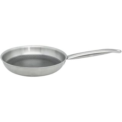 ELO 26 Padella in acciaio inox 18/10, padella senza PFAS, padella antiaderente, padella a induzione, rivestimento antiaderente minerale senza PFAS, acciaio inossidabile 18/10, acciaio inox ELO 26 Padella in acciaio inox 18/10, padella senza PFAS, padella antiaderente, padella a induzione, rivestimento antiaderente minerale senza PFAS, acciaio inossidabile 18/10, acciaio inox