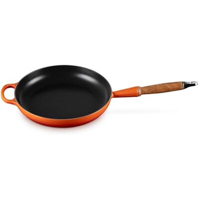 LE CREUSET Padella Evolution con manico in legno in ghisa vetrificata, diameter 26 cm, Arancio, 20258260900422 LE CREUSET Padella Evolution con manico in legno in ghisa vetrificata, diameter 26 cm, Arancio, 20258260900422