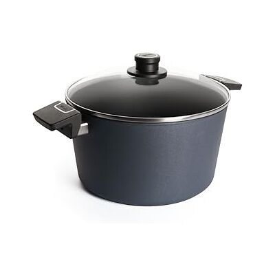 Woll Diamond Lite-Pentola con Coperchio in Vetro, a induzione, Ø 28 cm, Altezza 15,5 cm, 8,5 Litri, Piani Cottura, in Alluminio pressofuso, Adatta al Forno, Colore: Antracite Woll Diamond Lite-Pentola con Coperchio in Vetro, a induzione, Ø 28 cm, Altezza 15,5 cm, 8,5 Litri, Piani Cottura, in Alluminio pressofuso, Adatta al Forno, Colore: Antracite
