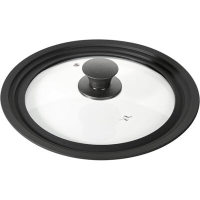 Coperchio universale Kuchenprofi - Vetro borosilicato, Bordo in silicone, 28cm - Coperchio universale Coperchio universale Kuchenprofi - Vetro borosilicato, Bordo in silicone, 28cm - Coperchio universale