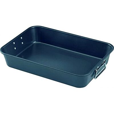 BAUMALU B Teglia da Forno in Acciaio al Carbonio - 30x22cm - Nero BAUMALU B Teglia da Forno in Acciaio al Carbonio - 30x22cm - Nero