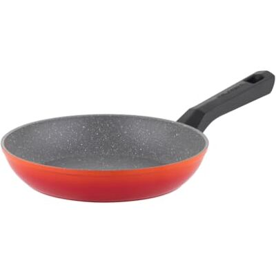 Florina Padella in alluminio diametro 22 cm Padella universale CHILI Rivestimento antiaderente effetto pietra Punto di induzione Florina Padella in alluminio diametro 22 cm Padella universale CHILI Rivestimento antiaderente effetto pietra Punto di induzione