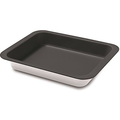 Guardini Foodies Lasagnera, Acciaio, Bianco, 22x28x5 cm Guardini Foodies Lasagnera, Acciaio, Bianco, 22x28x5 cm