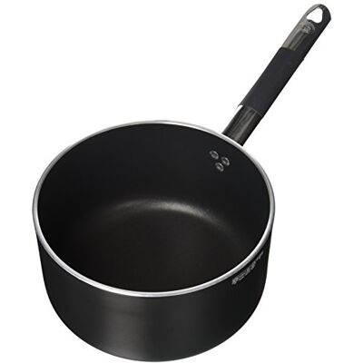 Pentole Agnelli Casseruola Alta in Alluminio Nero per Induzione - 24cm Pentole Agnelli Casseruola Alta in Alluminio Nero per Induzione - 24cm