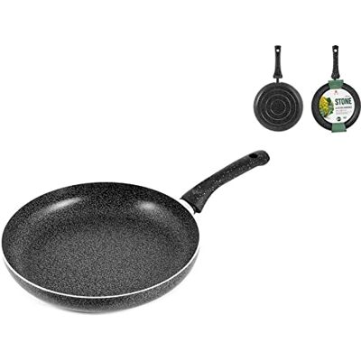 Home Stone Padella Antiaderente, Pietra, Antracite, 26 cm Home Stone Padella Antiaderente, Pietra, Antracite, 26 cm