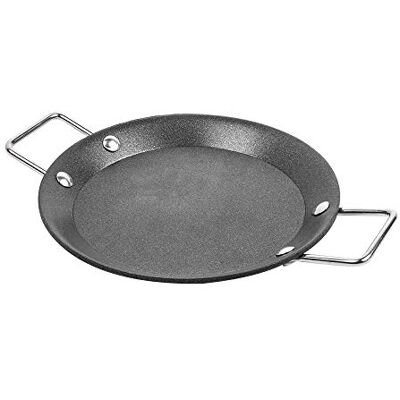 Garcia de Pou 6 pezzi Mini Paelle Ø 12,8 x 1,2 cm nero acciaio Garcia de Pou 6 pezzi Mini Paelle Ø 12,8 x 1,2 cm nero acciaio