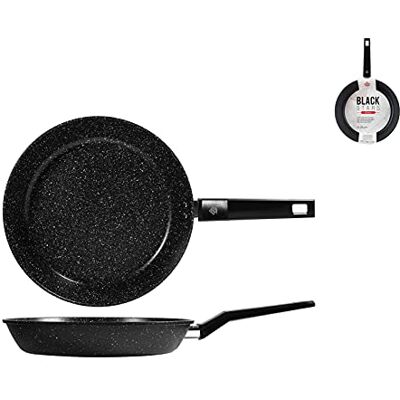 Home Blackstars Padella Antiaderente, Alluminio, 28cm Home Blackstars Padella Antiaderente, Alluminio, 28cm