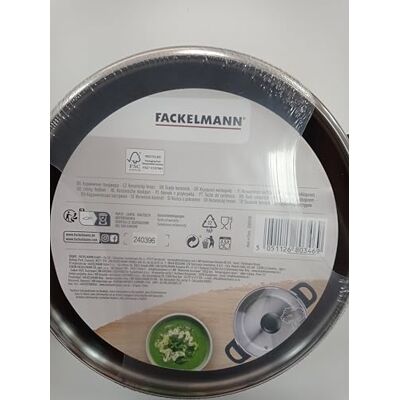 Fackelmann Geneva Pentola alta 20 x 11,5 cm, capacità 3,4 litri, casseruola in acciaio inox con anima in alluminio, coperchio in vetro, resistente alla corrosione e facile da pulire Fackelmann Geneva Pentola alta 20 x 11,5 cm, capacità 3,4 litri, casseruola in acciaio inox con anima in alluminio, coperchio in vetro, resistente alla corrosione e facile da pulire