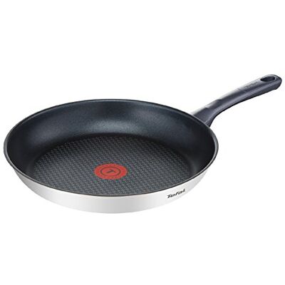 Tefal Daily Cook Padella Antiaderente in Acciaio Inox Sartén 24 cm Inox Tefal Daily Cook Padella Antiaderente in Acciaio Inox Sartén 24 cm Inox