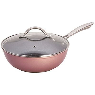 San Ignacio Padella con coperchio 24 x 7,5 cm alluminio forgiato adatto per induzione Vita San Ignacio Padella con coperchio 24 x 7,5 cm alluminio forgiato adatto per induzione Vita