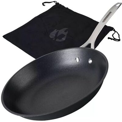 FMprofessional Force, padella in ghisa, 28 cm, con rivestimento antiaderente di alta qualità, adatta a tutti i piani cottura (anche a induzione), ca. 29 x 49 x 8,3 cm FMprofessional Force, padella in ghisa, 28 cm, con rivestimento antiaderente di alta qualità, adatta a tutti i piani cottura (anche a induzione), ca. 29 x 49 x 8,3 cm