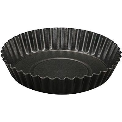 Guardini Arianna Tortiera Cannellata, Acciaio, Nero, 27x27x5 cm Guardini Arianna Tortiera Cannellata, Acciaio, Nero, 27x27x5 cm