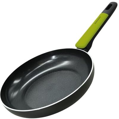 Fackelmann Padella Antiaderente Ø24 cm in Alluminio Riciclato PFAS FREE per una cottura sana, Padella per Induzione con Fondo Nido d’Ape, Manico Soft Touch, Linea Oliva Fackelmann Padella Antiaderente Ø24 cm in Alluminio Riciclato PFAS FREE per una cottura sana, Padella per Induzione con Fondo Nido d’Ape, Manico Soft Touch, Linea Oliva