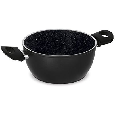 Barazzoni Dolomitica Extra Casseruola ø24cm, capacità 4,5lt rivestimento interno Marmotech a 5 strati. Made in Italy. Barazzoni Dolomitica Extra Casseruola ø24cm, capacità 4,5lt rivestimento interno Marmotech a 5 strati. Made in Italy.