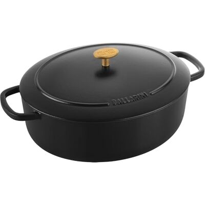 Ballarini Bellamonte Cocotte ovale 31 cm, nero, Ghisa Ballarini Bellamonte Cocotte ovale 31 cm, nero, Ghisa