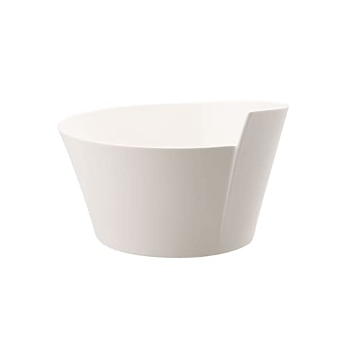 Villeroy & Boch NewWave Zuppiera Piccola, Ciotolina per Terrine, Soufflé e Zuppe, Ovale, per Lavastoviglie e Microonde, Porcellana Premium, Bianco