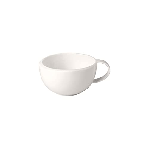 Villeroy & Boch NewMoon Tazza da Caffè con Manico, Porcellana, Lavabile in Lavastoviglie, Alta Qualità, Bianco, 190 ml