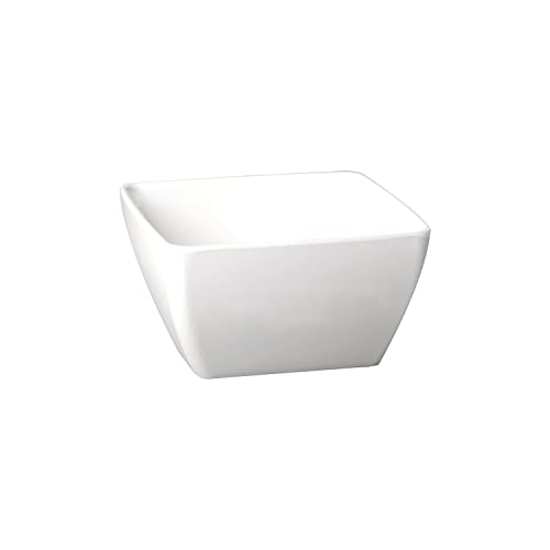 APS Ciotola Friendly Bowl, in plastica usata, 100% ecologica, 12,5 x 12,5 x 6,5 cm, colore: Bianco
