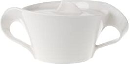 Villeroy & Boch NewWave Zuccheriera, Porcellana Premium, Bianco