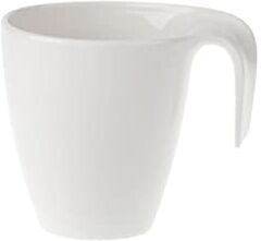 Villeroy & Boch Flow Tazza da Caffè, 340 ml, Porcellana Premium, Bianco