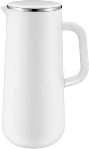 WMF Impulse Thermos da 1 l, Thermos per caffè o tè, Tappo a Vite, Mantiene Le Bevande Fredde e Calde per 24 Ore, Thermos per caffè o tè, Bianco, Acciaio Inossidabile, plastica