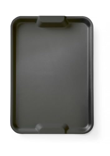 HENDI Vassoio da servizio, con maniglie, Euronorm, 530x370x25mm, polipropilene, nero