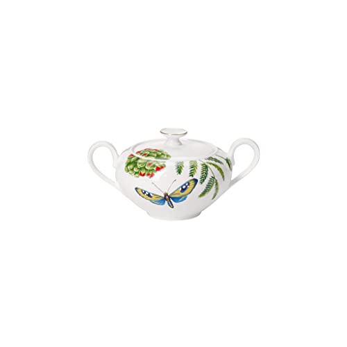 Villeroy & Boch Amazonia Anmut Zuccheriera, 6 Persone, 0.35 L, Porcellana Bone China, Multicolore