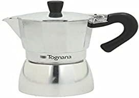 Tognana Grancucina, Caffettiera Moka, 1 Tazza, Mirror-Alluminio, Grigio