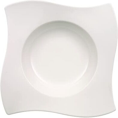 Villeroy & Boch NewWave Piatto di Pasta, Porcellana Premium, Bianco