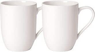 Villeroy & Boch For Me Tazze da caffè, 2 Pezzi, Porcellana Premium, Bianco