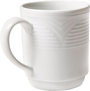 HENDI Tazza per la colazione, mug, bordi rinforzati, smalto di qualità, resistenza agli impatti e all'usura, adatto al microonde e alla lavastoviglie, 0.22L, porcellana bianca