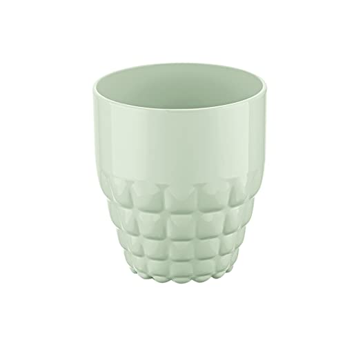 Guzzini Tiffany, Bicchiere Basso in Materiale Plastico Verde Malva, Ø 8,5 x h9,5 cm   350 cc 225700243