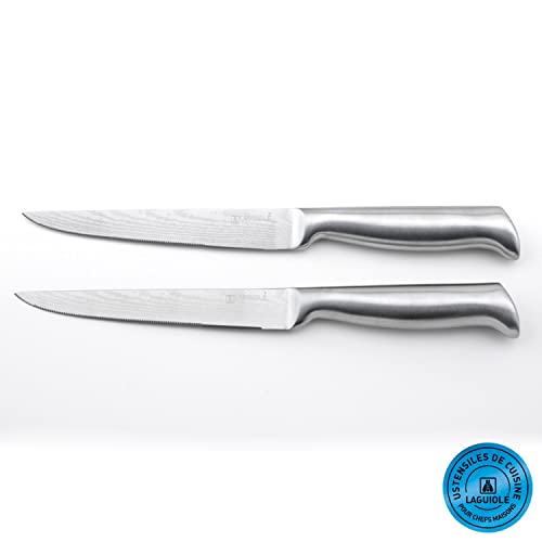 LAGUIOLE 2 coltelli da bistecca Nouvelle Vague da 25 cm
