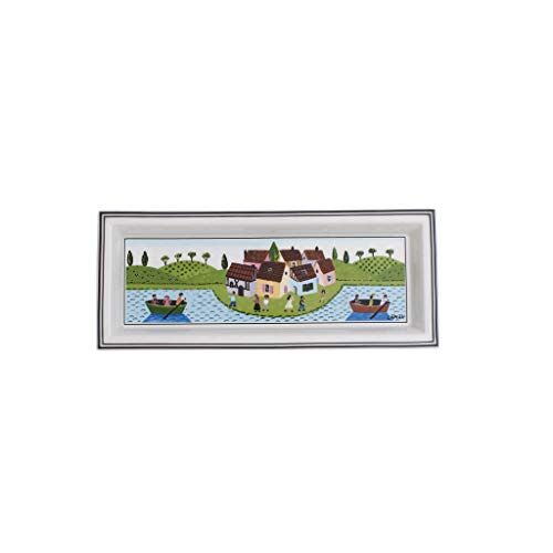 Villeroy & Boch Design Naif Gifts Ciotola Rettangolare, Porcellana Premium, Bianco/Multicolore