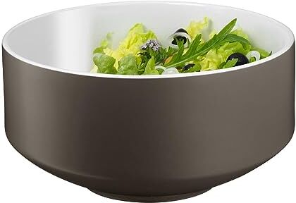 WMF Set di Insalata, Acciaio Inossidabile Porcellana, Grigio