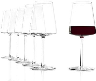 Stölzle Lausitz Power Set di 6 Bicchieri da Vino Rosso, Lavabili in lavastoviglie, in Cristallo al Piombo, Eleganti e infrangibili, 6 unità (Confezione da 1), 520 ml