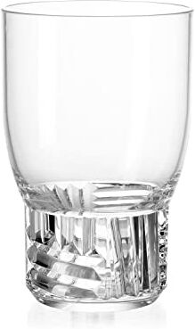 Kartell Trama Bicchiere da Acqua, Cristallo, Set da 4