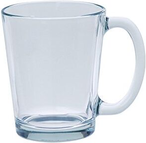 Excelsa Tazza Mug Conica, Vetro, Trasparente