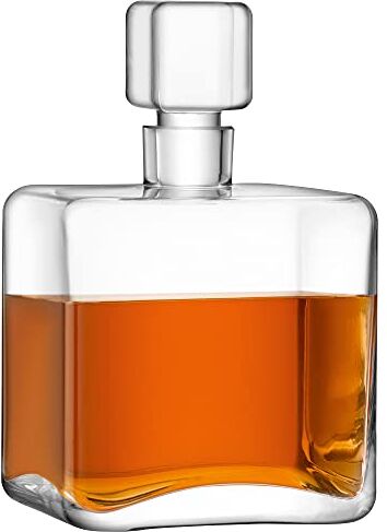 LSA International LSA Cask Whisky Decanter quadrato 1L Trasparente   1 unità   Vetro soffiato a bocca e fatto a mano   KC04