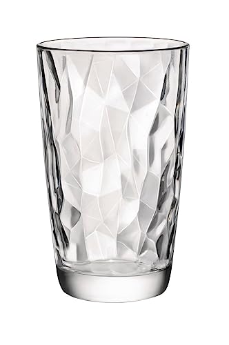 Bormioli Rocco 2802500 6 Bicchieri Cooler Diamond In Vetro Trasparente Cl 47