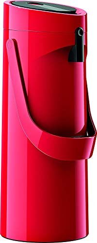 Emsa Ponza-Caraffa isotermica, 1,9 l, Colore: Rosso, Acciaio Inossidabile, 17 x 16.5 x 39 cm